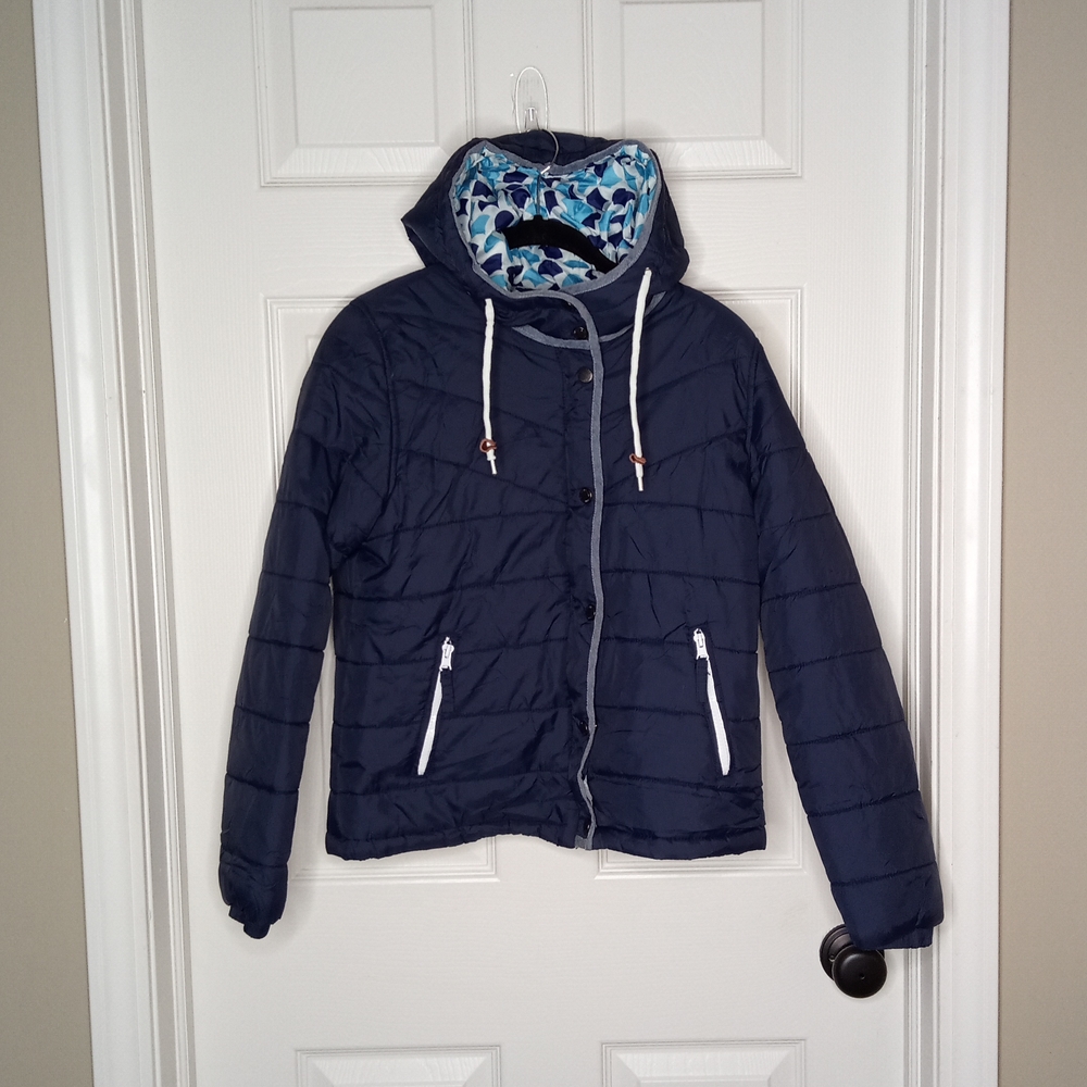 Bellfield Outdoors Great Outdoors- Great Britain Girl's 10 Navy Quilted …